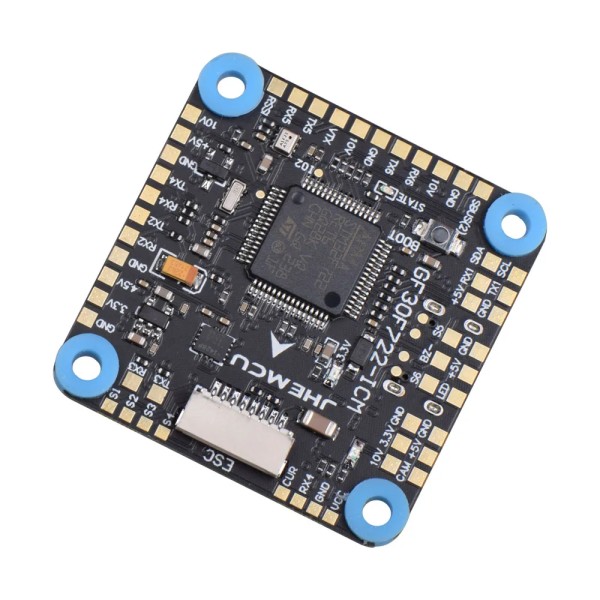 Commercio all'ingrosso GF30F722-ICM JHEMCU F7 controllo di volo Dual BEC 10V OSD HD 3-8S ingresso 30x30mm per HD droni parti fai da te